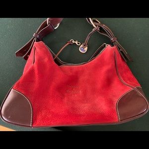 Dooney and Bourke suede 1975 handbag